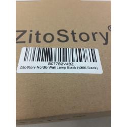 Modern Acrylic Wall Lamp Lighting Fixtures 12W Indoor Wall Lamp, Black Wall Lamp for Living Room, Bedroom, Corridor, Greenhouse, Family Room-Zito Story