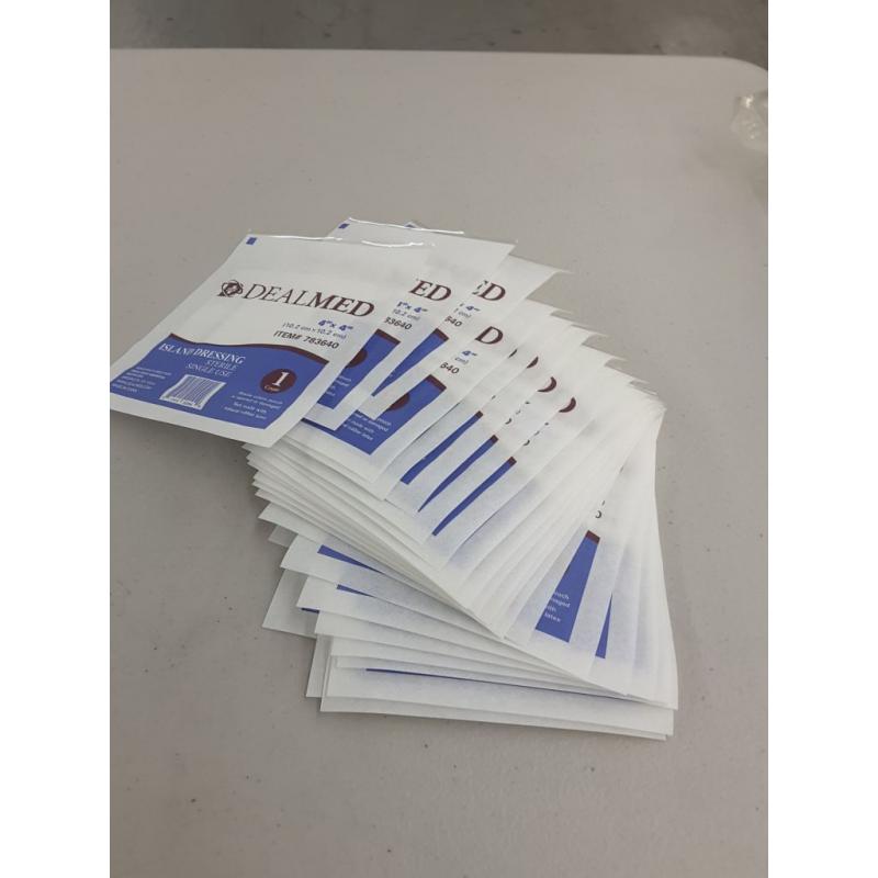 Dealmed Sterile Bordered Gauze Island Dressings