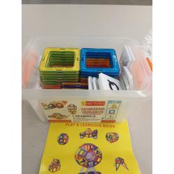 Lirs TOYS 72-pcs: Magnetic Blocks, Magnetic Tiles, Building Blocks Set for Kids/Toddlers - Great for 3+ Year Old .Creativity & Educational Toys for Boys/Girls.Premium 3D