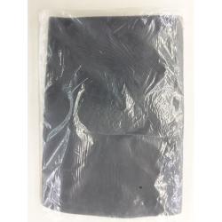 Rubber Doormat Indoor Outdoor Half Round Front Door Mat, Low Profile Welcome Mat with Non Slip Backing Absorbent Shoe Scraper Floor Mat Entry Rug, 18 X 30