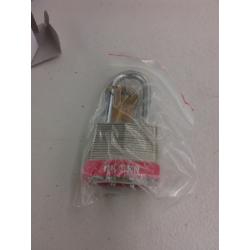 Beisen Hardware (TM) Padlock Box of 12!!! Long Shackle (1 7/8) Laminated Steel Keyed Alike (A389) Padlocks. Multipack Padlock