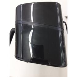 NuWave Brio 6-Quart Air Fryer with App Recipes (Black) includes basket divider, one-touch digital controls, 6 easy presets, wattage control, and advanced functions like SEAR, PREHEAT, DELAY, WARM and more