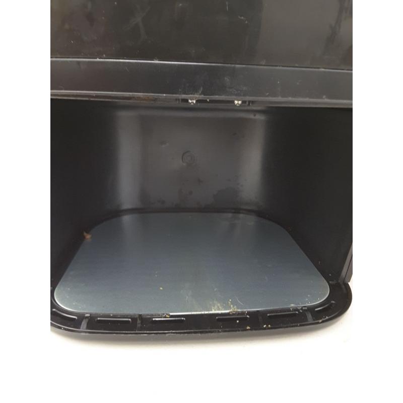 NuWave Brio 6-Quart Air Fryer with App Recipes (Black) includes basket divider, one-touch digital controls, 6 easy presets, wattage control, and advanced functions like SEAR, PREHEAT, DELAY, WARM and more