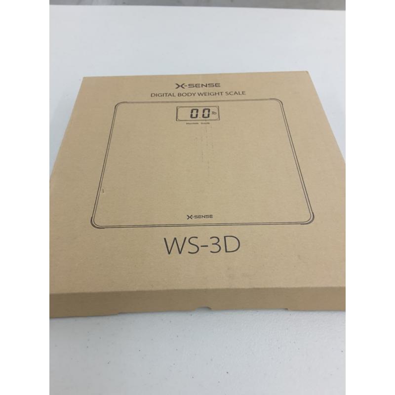 Bathroom Scale, X-Sense Digital Body Weight Scale With Step-On Technology and Extra Large Precision Display, Ws-3d, Black