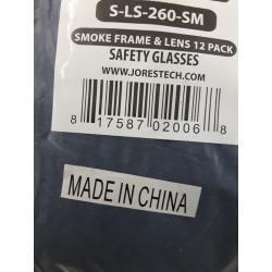 Safety Protective Glasses Case of 12 - JORESTECH Eyewear