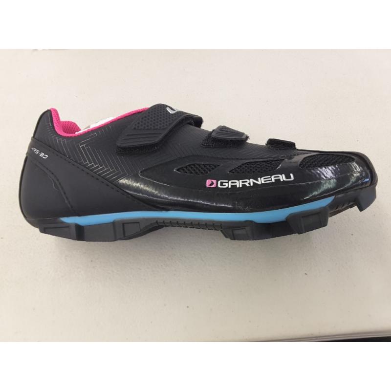 Louis Garneau - Women's Multi Air Flex Bike Shoes for Indoor Cycling, Commuting and MTB, SPD Cleats Compatible with MTB Pedals, Black/Pink, US (8), EU (39)