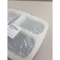 Fit Meal Prep 3 Compartment Meal Prep Containers With Lids