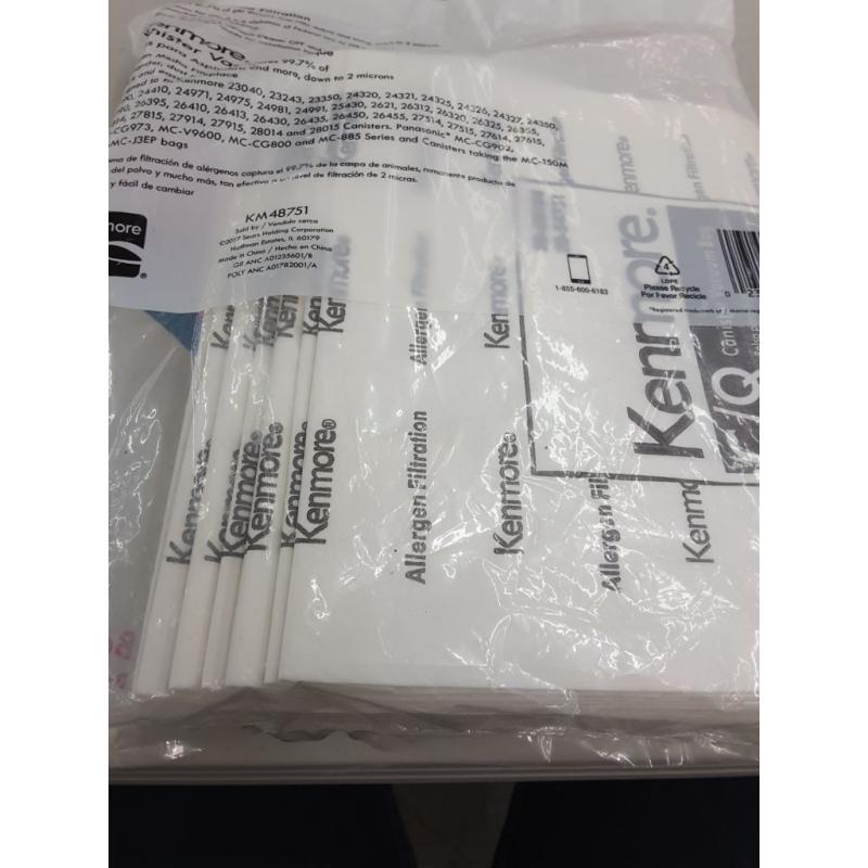 Kenmore Vacuum Bag, Type C and Q, 8-Pack
