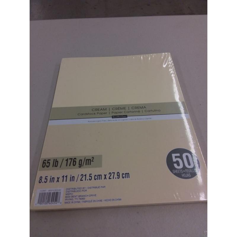 Cardstock Paper - Recollections