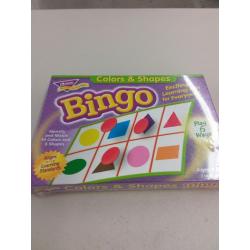 Colors & Shapes Bingo Game