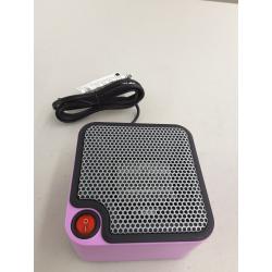 Mainstays Small Personal Electric Portable Ceramic Space Heater 250 Watt Pink