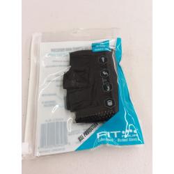 Callus Guard  Workout Gloves, Large, Black - Fit Four