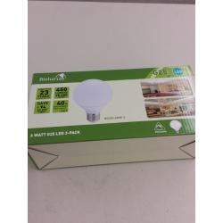 Dimmable Globe Led G25 40 Watt Replacement (uses 6 Watts) Warm White, 3 Pack