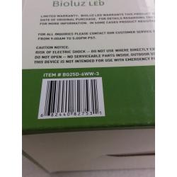 Dimmable Globe Led G25 40 Watt Replacement (uses 6 Watts) Warm White, 3 Pack