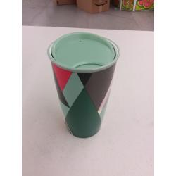 Holiday Traveler 12 Ounces Double Wall Ceramic 2017 Trees