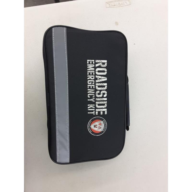Road Side Emergency Kit W/ Jumper Cables and First Aid Supplies