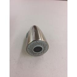 Kitchen Sink Faucet Head 2-Function Pull Out Spray Head With Check Value Replacement Part G 1/2 Connections Brushed Nickel