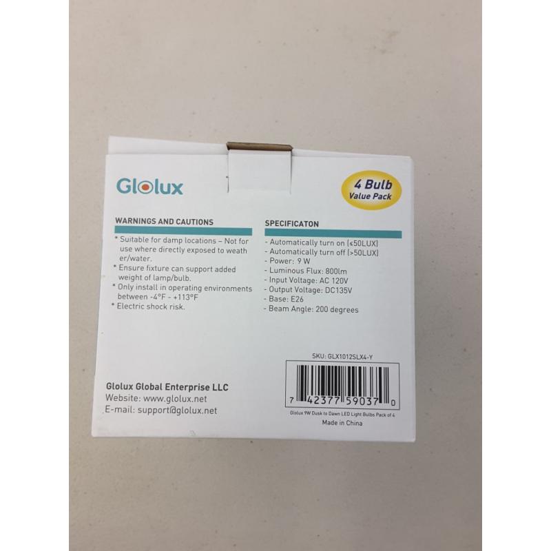 Glolux Dusk To Dawn Led Light Bulbs