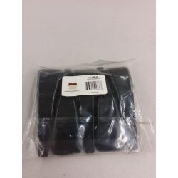 5 Disposable Black Plastic Spoon - 10 Pack