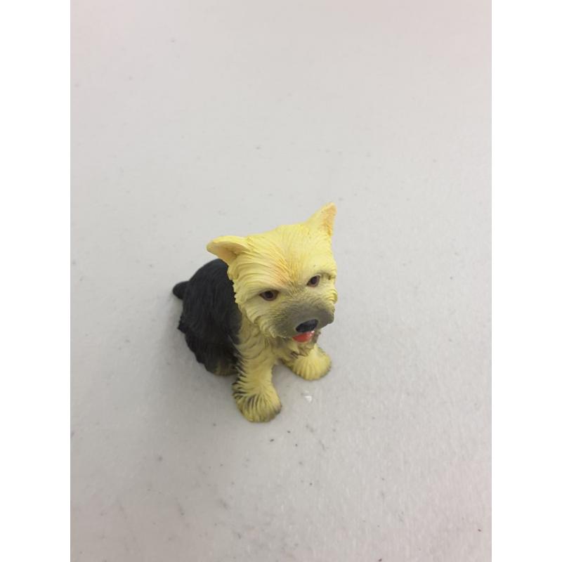 Yorkshire Terrier Puppy / Dog - Yorkie Statue Figurine Sculpture Model