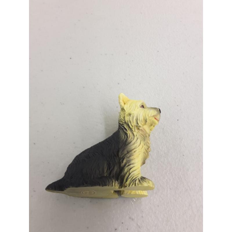 Yorkshire Terrier Puppy / Dog - Yorkie Statue Figurine Sculpture Model