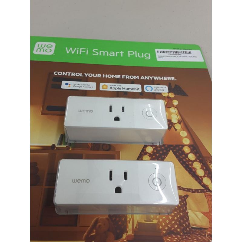 Wemo Mini Smart Plug, 2-Pack