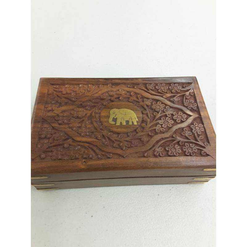 Stylla London PMK Wooden Jewelry Box