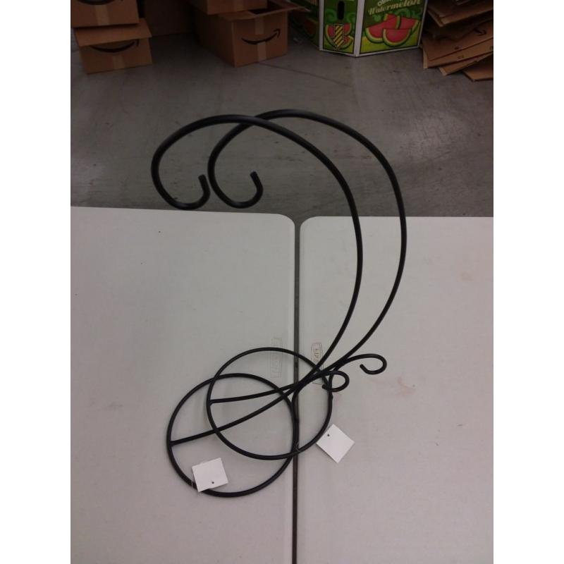 Black Metal Stand Holder - Ornament Display Stand Set of 2