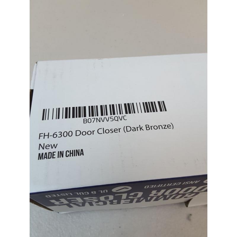 Fortstrong Door Closer Lightweight Commercial Door Closer Fs-6300b, Size 4, (black)