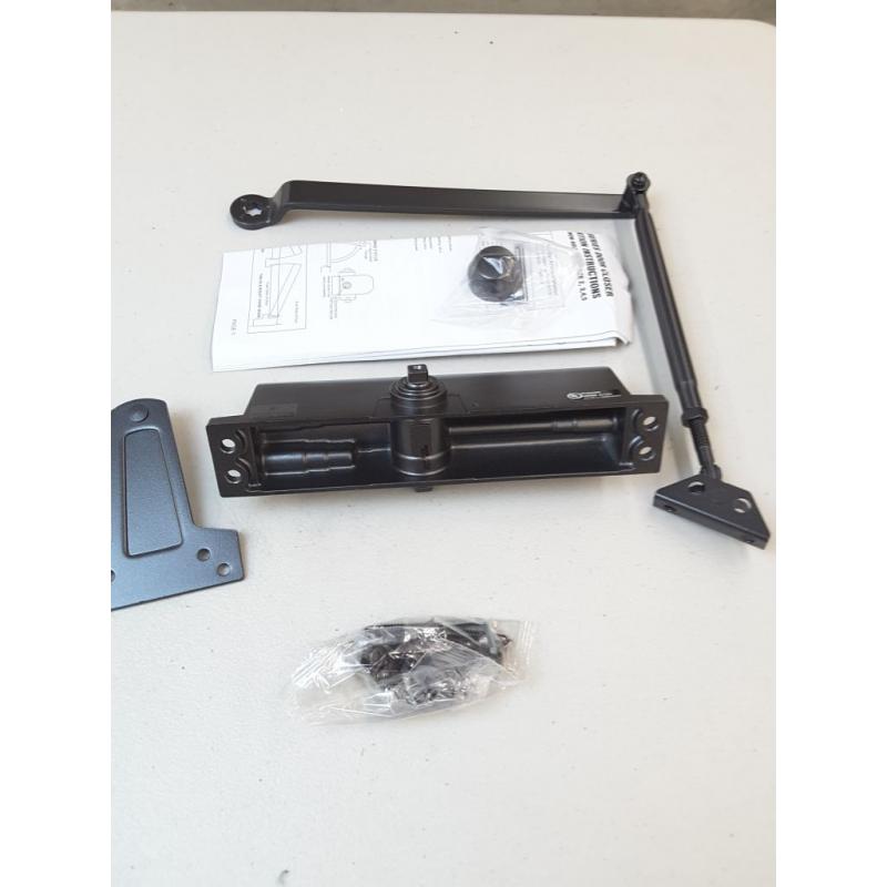 Fortstrong Door Closer Lightweight Commercial Door Closer Fs-6300b, Size 4, (black)