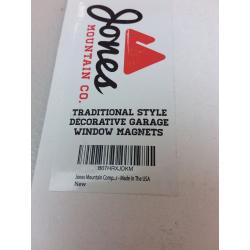 Garage Door Window Magnets by Jones Mountain