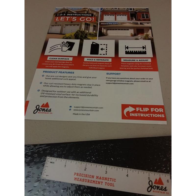 Garage Door Window Magnets by Jones Mountain