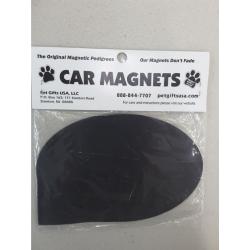 My Dog Digs the Beach Oval Shape Car, Truck, Refrigerator Magnet