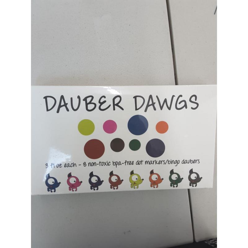 8-pack Washable Dot Markers, Dauber Dawgs