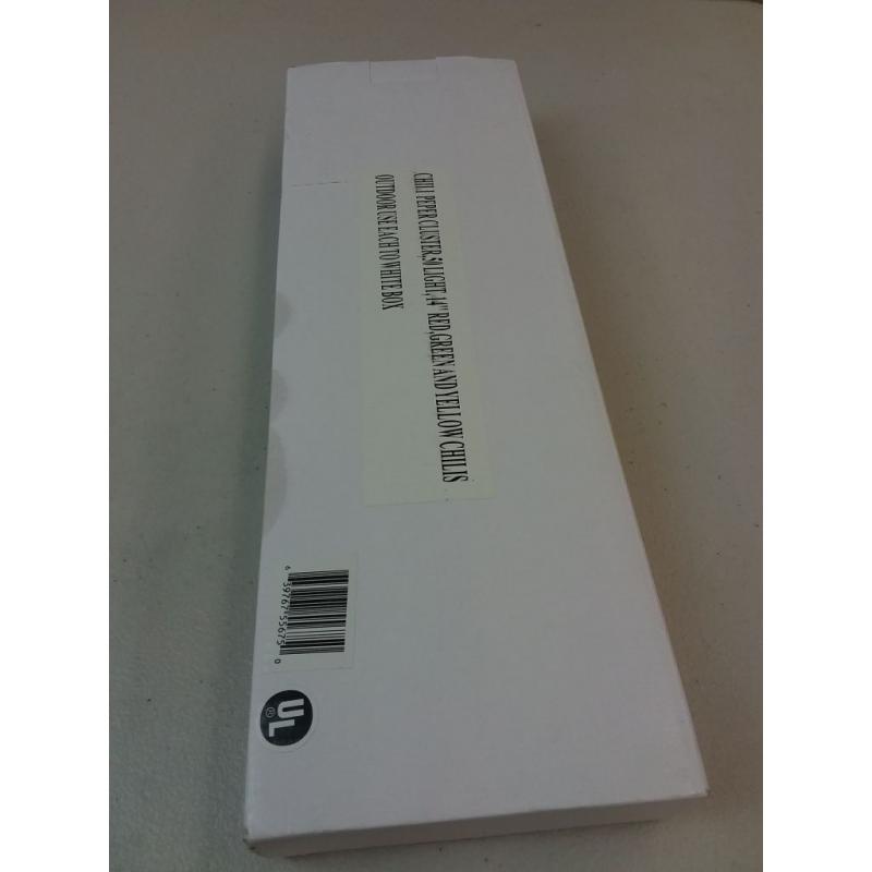 Red/green/yellow Chili Pepper Rista Clusters, 50 Light Brown Wire