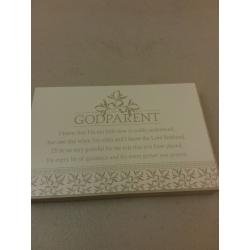 Dicksons Godparent Every Prayer You Prayed Soft Scrolled Ivory Wood Wall Sign Plaque