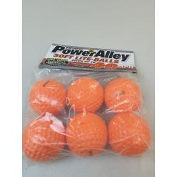 Heater Sports Poweralley Lite Baseballs, Orange, 6 Pack