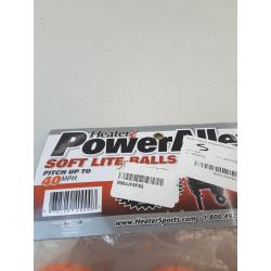 Heater Sports Poweralley Lite Baseballs, Orange, 6 Pack