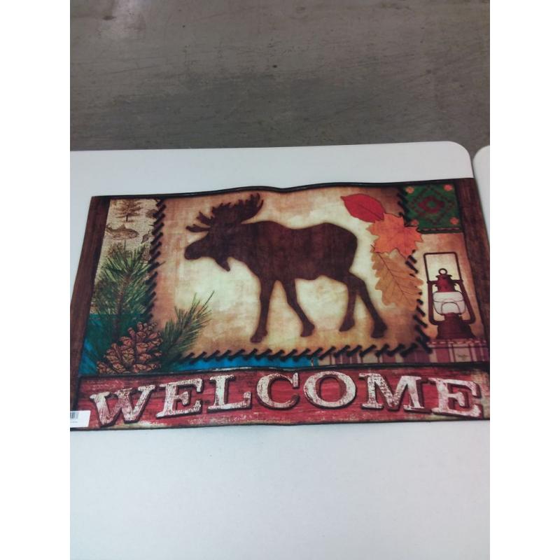 Welcome Moose Doormat- Custom DÉcor