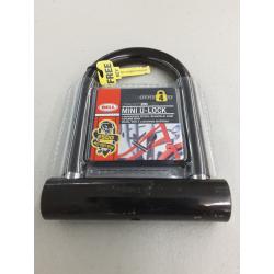 Bell Sports Catalyst 200 Travel Size U-Lock Bicycle Lock, Security Level 4, Black
