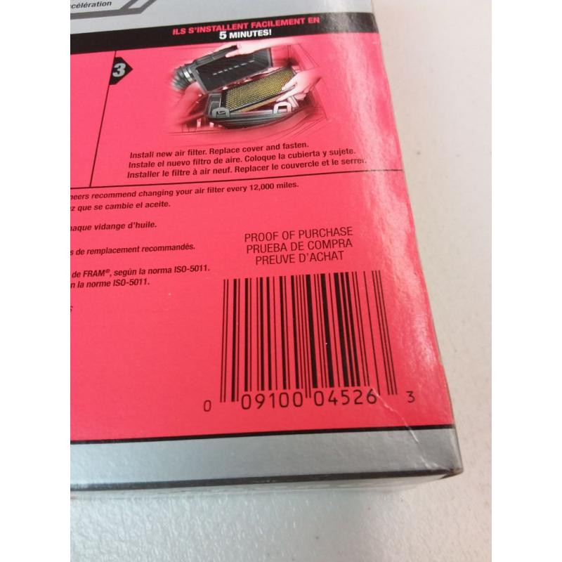 FRAM Tough Guard Air Filter
