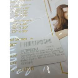 Nanko Art Duvet Cover Set Queen, 3 Piece , Black and White