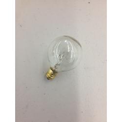 25 Pack of G40 Globe Light Bulbs for String Lights - Fits E12 and C7 Sockets - 5 Watt Replacement Clear Glass Bulbs