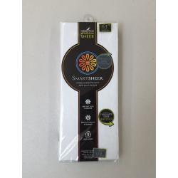 SmartSheer Insulating Sheer Window Panel, White, 59 L x 63 W (Single Panel)