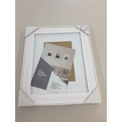 5x7 Picture Frame White Tile