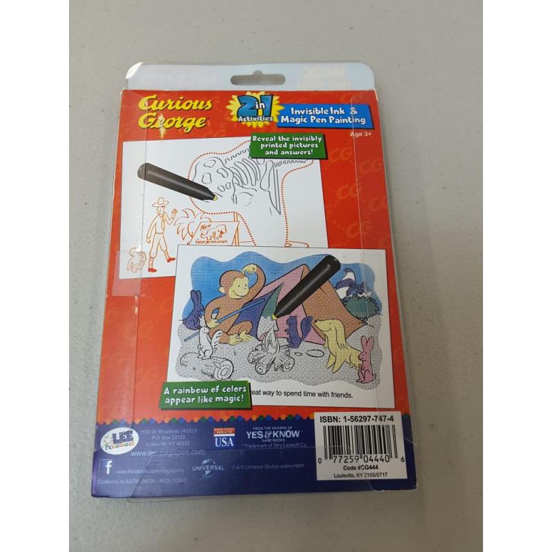 Curious George Monkey Business Magic Ink Fun