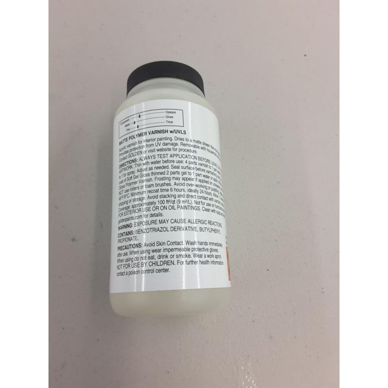 Matte Polymer Varnish W/ Uvls