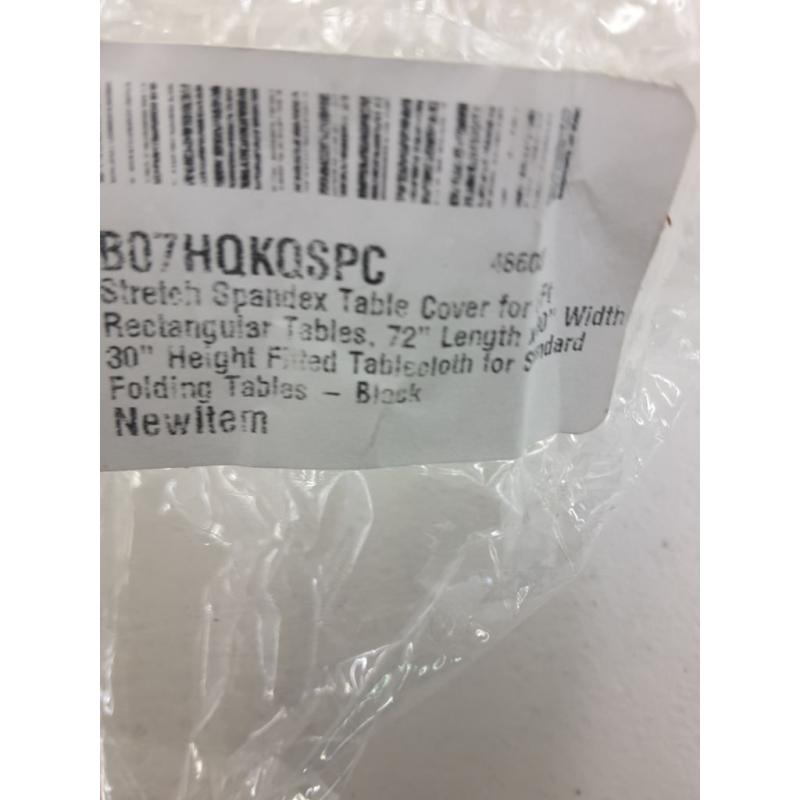 Stretch Spandex Table Cover for 6 Foot Rectangular Table
