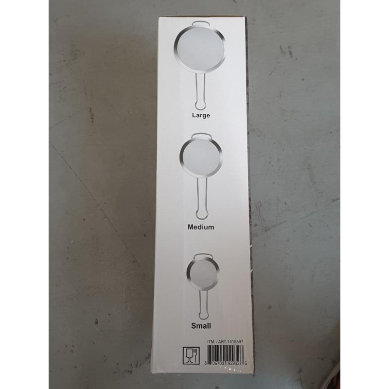 3 Piece Stainless Steel Mesh Strainers