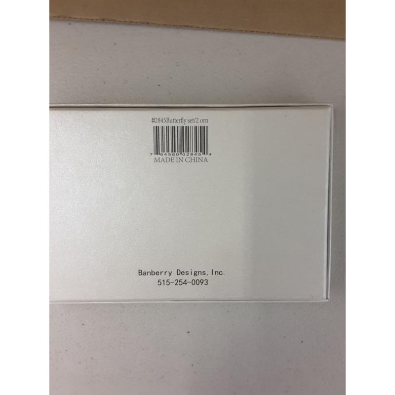 Butterfly Christmas Ornaments